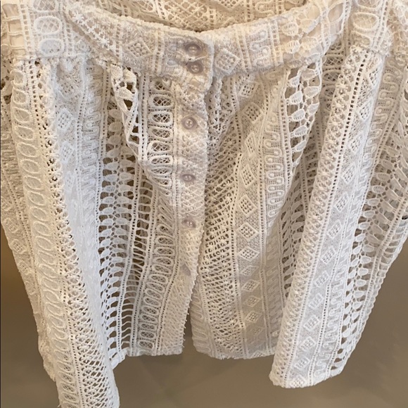 Lilya White Crochet Tank Size Medium - Picture 2 of 7